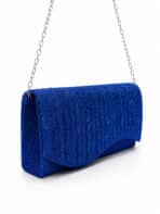 Bolsa Feminina Clutch De Festa Com Brilho Elegante Luxo Alça Corrente Removível C600-16 - Imagem 3