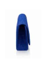 Bolsa Feminina Clutch De Festa Com Brilho Elegante Luxo Alça Corrente Removível C600-16 - Imagem 5