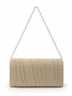 Bolsa Feminina Clutch De Festa Com Brilho Elegante Luxo Alça Corrente Removível C600-17