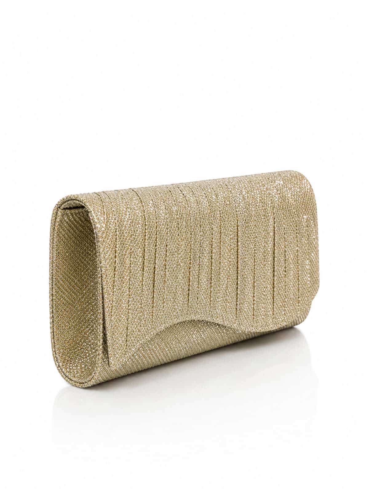 Bolsa Feminina Clutch De Festa Com Brilho Elegante Luxo Alça Corrente Removível C600-17 - Imagem 3