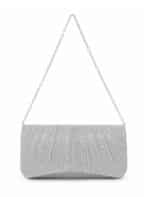 Bolsa Feminina Clutch De Festa Com Brilho Elegante Luxo Alça Corrente Removível C600-18