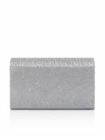 Bolsa Feminina Clutch De Festa Com Brilho Elegante Luxo Alça Corrente Removível C600-19 - Imagem 4