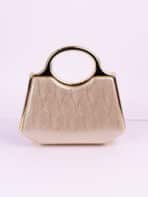 Clutch Bolsa de Festa Luxo Madrinha Casamento Formatura com Alça Rígida de Metal