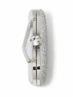 Bolsa Feminina Clutch Luxo Festa Casamento Cristais Strass Brilho Elegante - Imagem 5