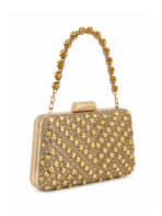 Bolsa Feminina Clutch De Festa Com Strass Luxo Casamento Madrinha Brilho Elegante - Imagem 3