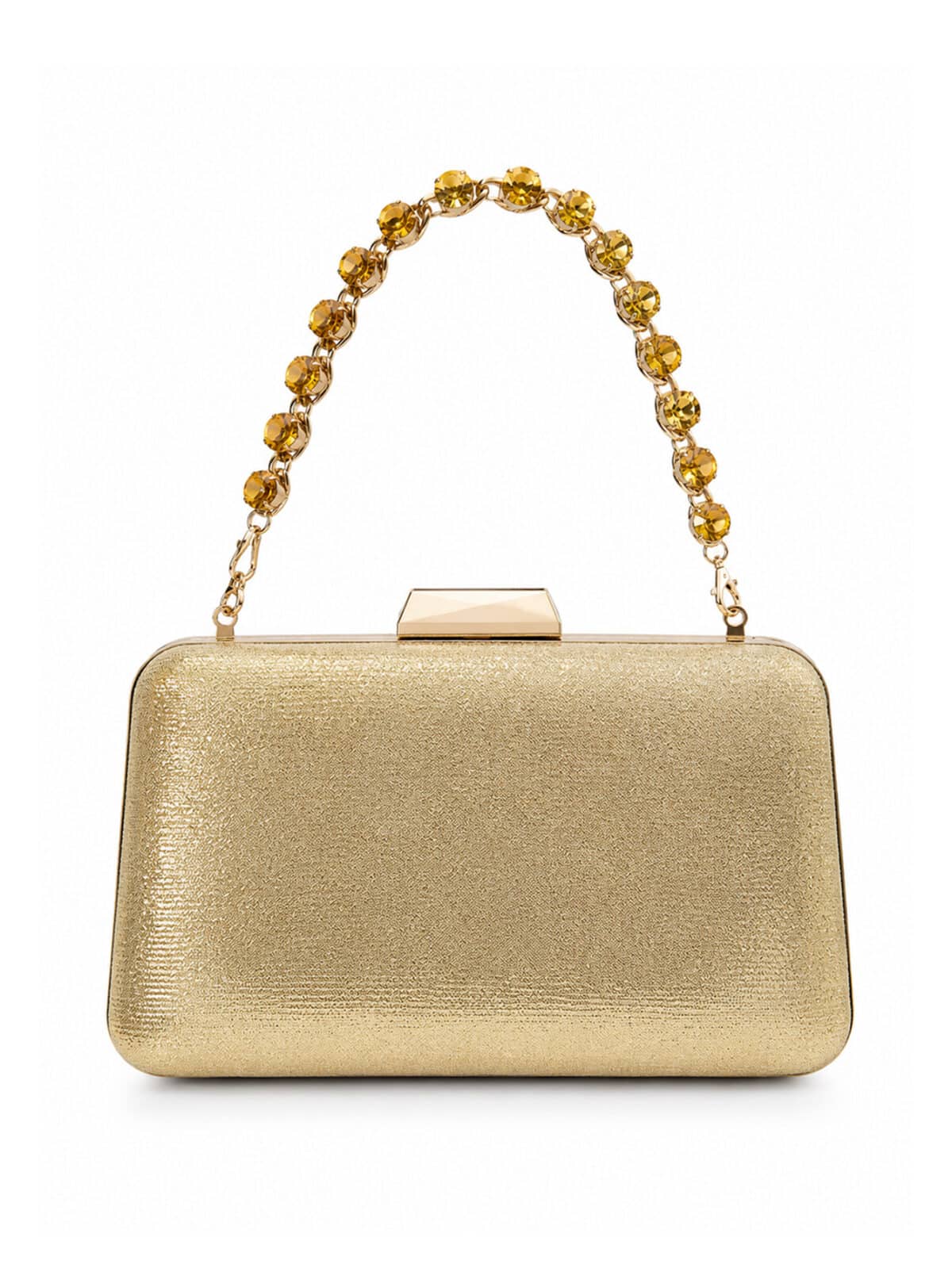 Bolsa Feminina Clutch De Festa Com Strass Luxo Casamento Madrinha Brilho Elegante - Imagem 4