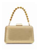 Bolsa Feminina Clutch De Festa Com Strass Luxo Casamento Madrinha Brilho Elegante - Imagem 4