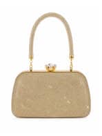 Bolsa Feminina Clutch Luxo Festa Casamento Madrinha Strass Brilho Frente e Verso