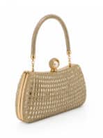 Bolsa Feminina Clutch Luxo Festa Casamento Madrinha Cristais Brilho Frente E Verso C600-26 - Imagem 3