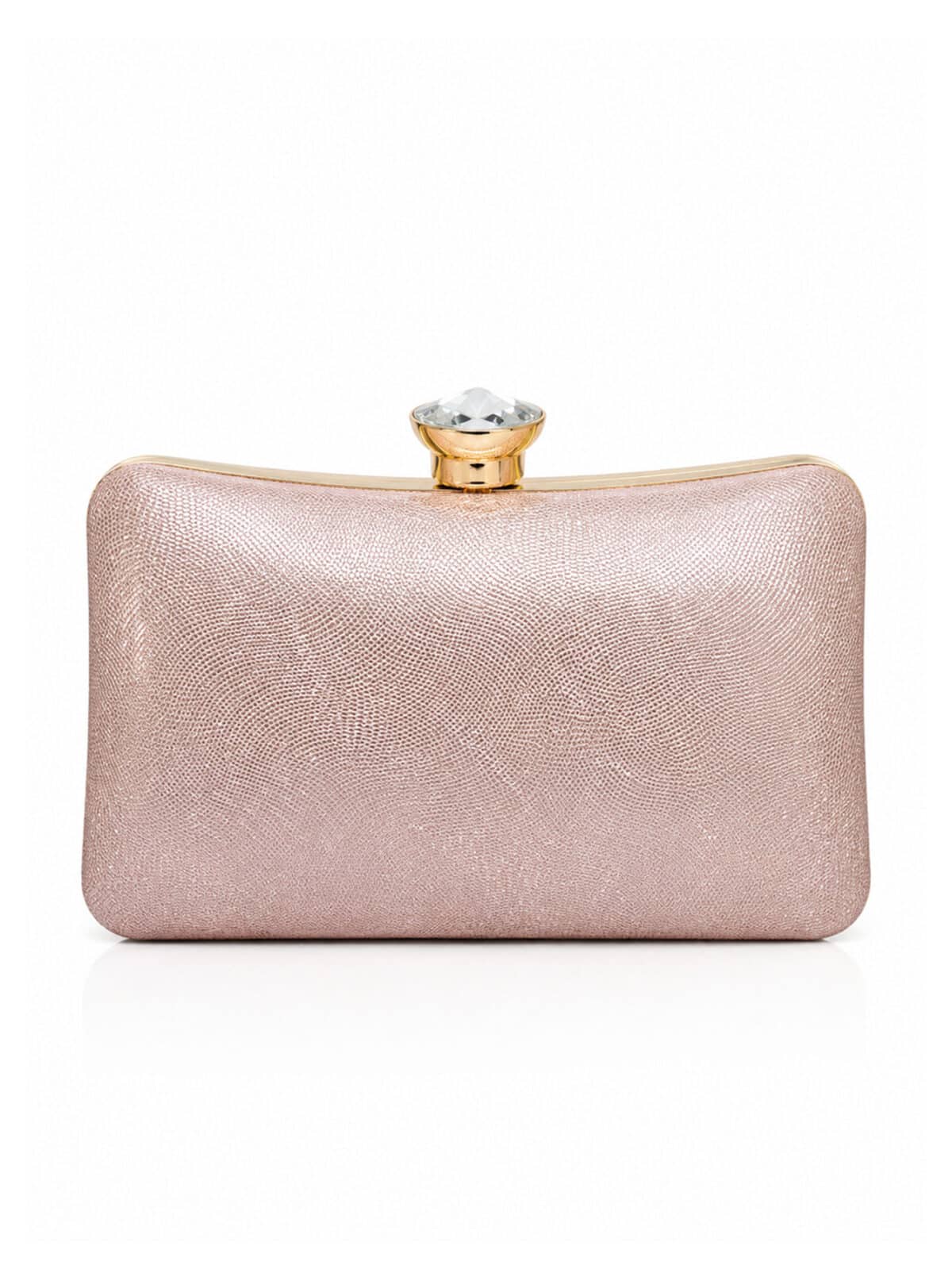 Bolsa Feminina Clutch Festa Luxo Brilhante Casamento Formatura Madrinha Com Alça Corrente - Imagem 2