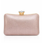 Bolsa Feminina Clutch Festa Luxo Brilhante Casamento Formatura Madrinha Com Alça Corrente