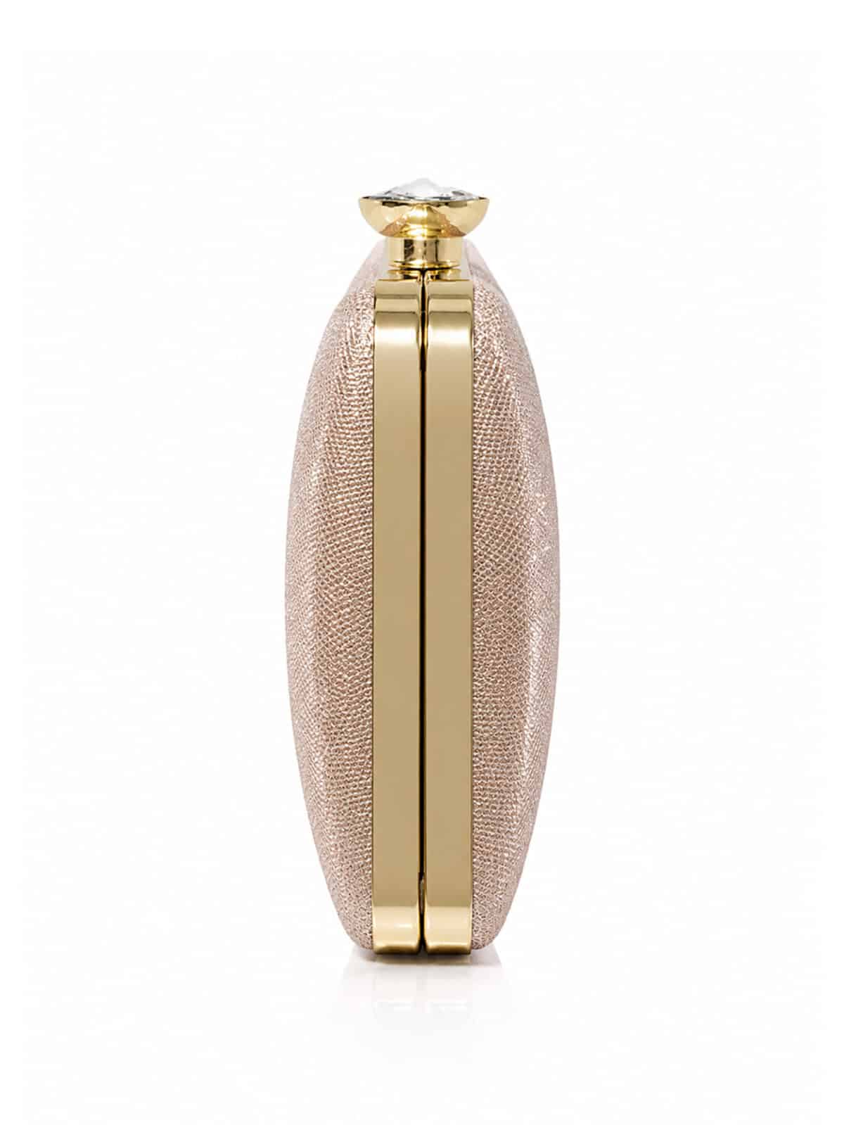 Bolsa Feminina Clutch Festa Luxo Brilhante Casamento Formatura Madrinha Com Alça Corrente - Imagem 4