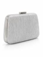 Bolsa Feminina Clutch Festa Brilho Casamento Formatura Luxo Elegante Alça Corrente Removível - Imagem 3