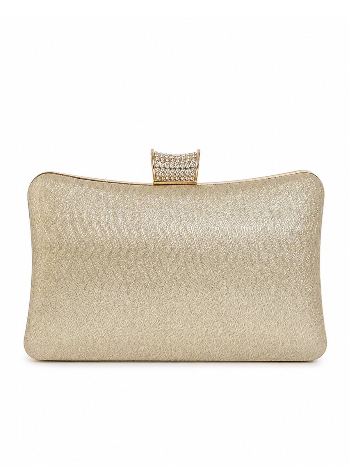 Bolsa Feminina Clutch De Festa Luxo Com Strass Casamento Madrinha Brilho Elegante - Imagem 2
