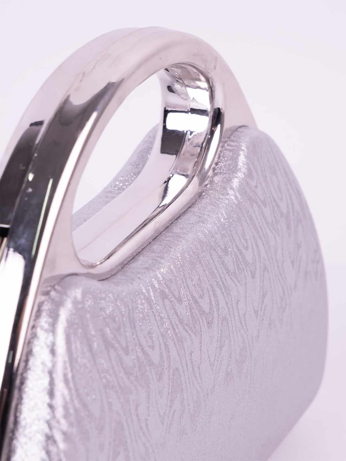 Clutch Bolsa de Festa Madrinha Casamento Formatura Luxo Rígida com Alça Fixa e Corrente - Imagem 8